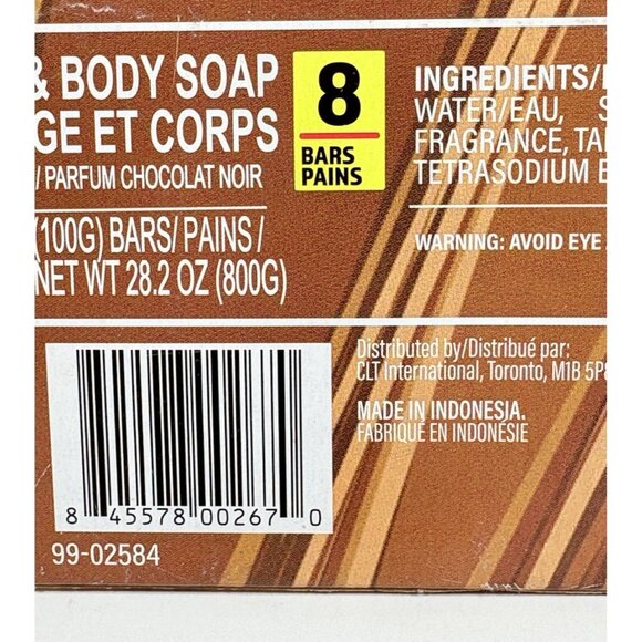 Axe Dark Temptation Dark Chocolate Sent Face Body Soap Bars Pack of 8 Indonesia - Picture 7 of 7